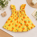 Sweet Citrus Ruffle Dog Dress
