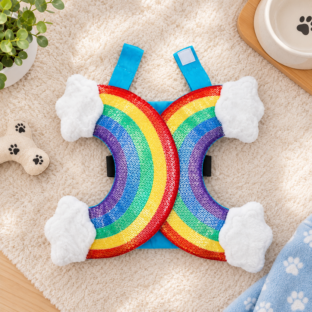 Rainbow Cloud Pet Costume
